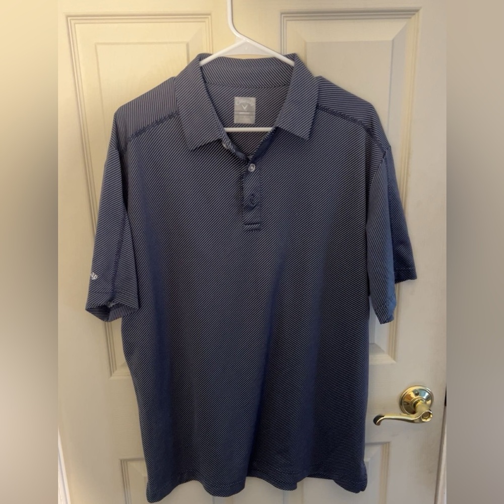 CALLAWAY: Golf Polo Shirt - Pro Spin Jacquard Short Sleeve Golf Polo Shirt